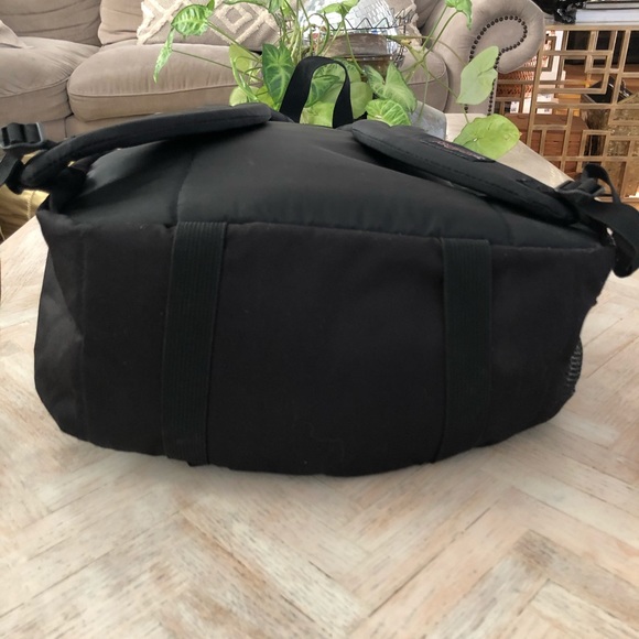 Jansport Black Velvet Flower Student Backpack - Picture 5 of 8